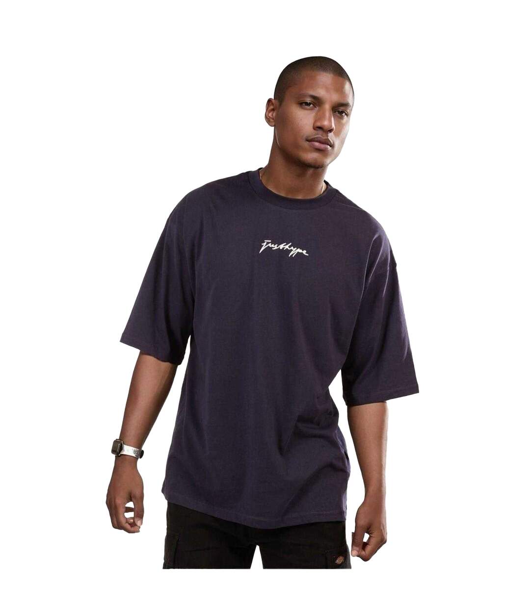 Mens T-shirt Navy Hype-2