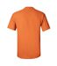 Gildan Mens Ultra Cotton Short Sleeve T-Shirt (Tangerine)