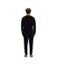 Mens Velour Sweatshirt Black Hugo-3