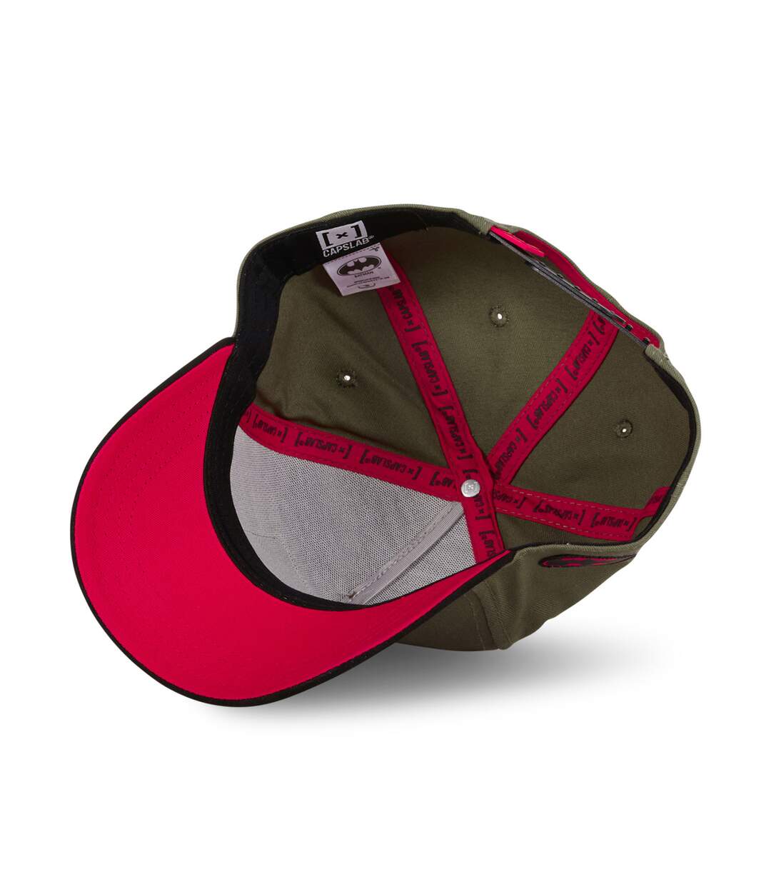 Casquette homme trucker bi-matière en coton et suedine Dc Comics Capslab-5