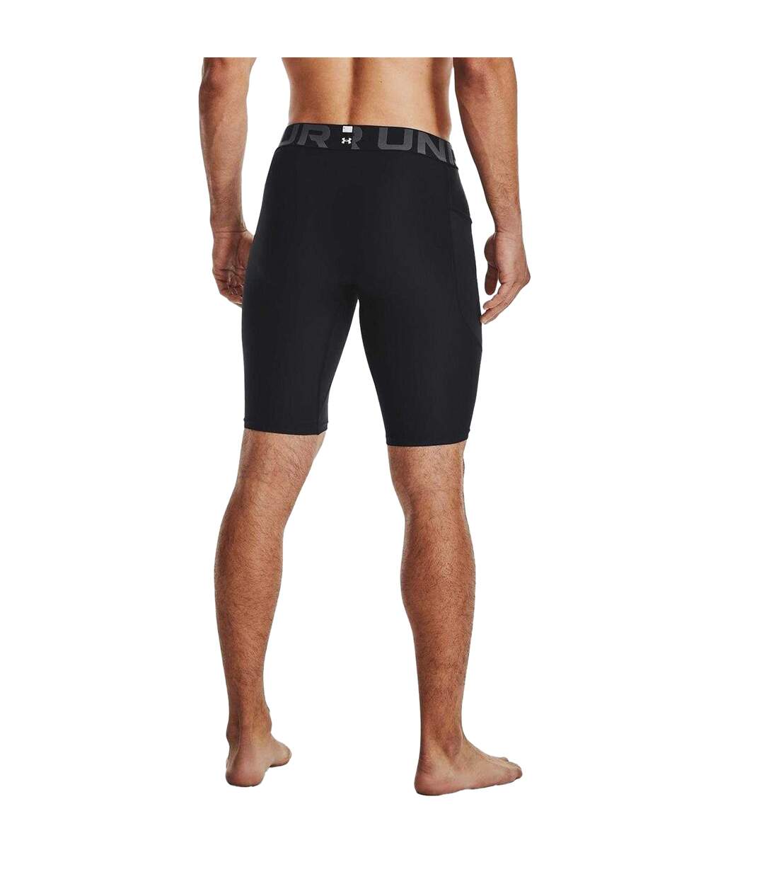 Mens Heatgear Tight Compression Shorts Black Under Armour-4