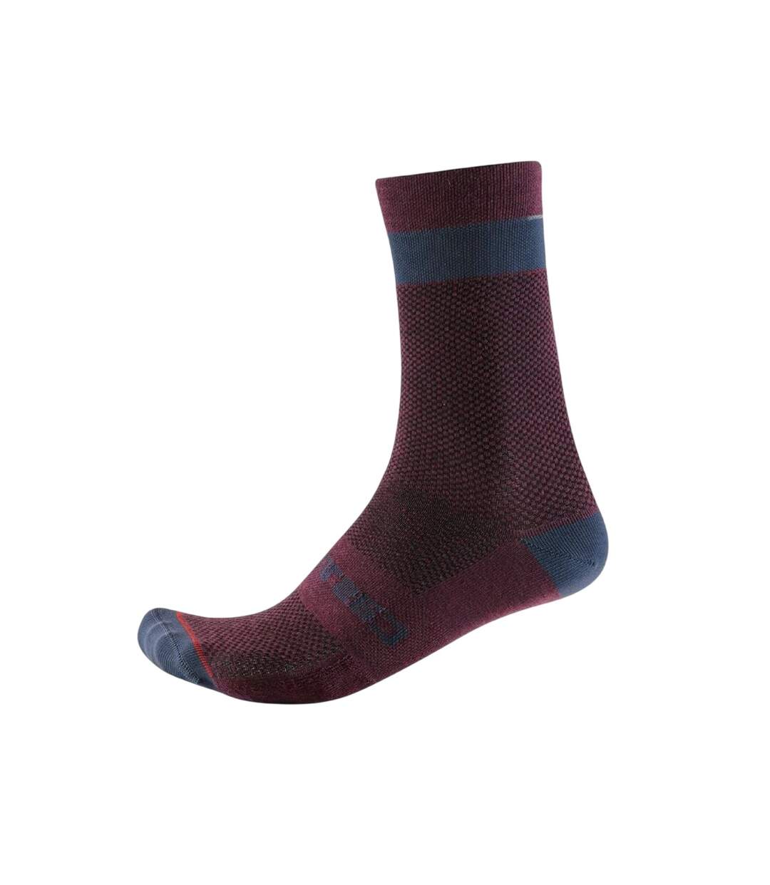 Unisex Adult Alpha 18 Logo Crew Socks Bordeaux Castelli-2
