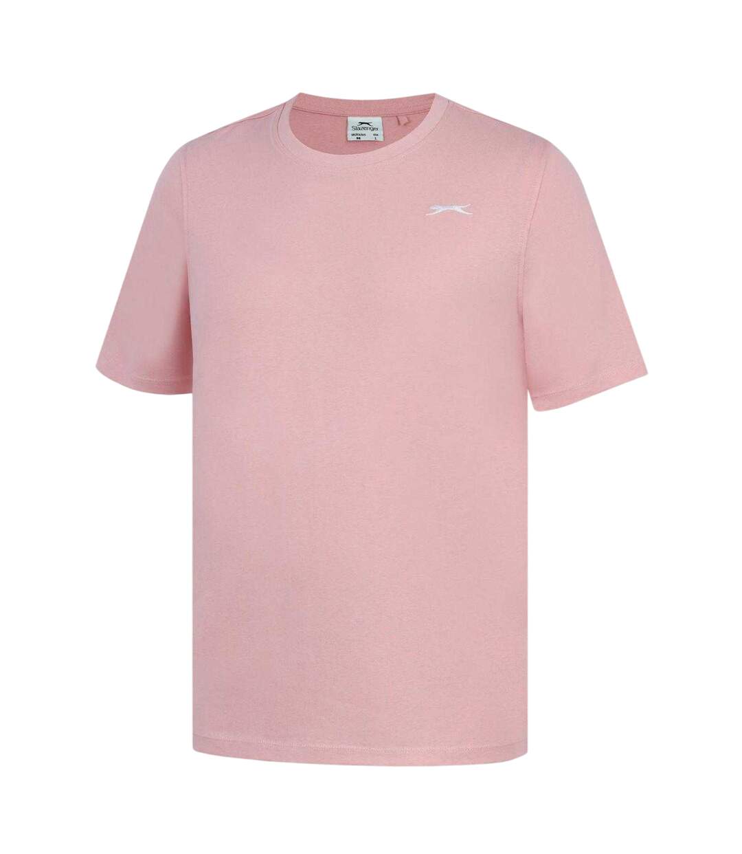 T-shirt Motif/style Logo 3d Homme Rose Slazenger-3