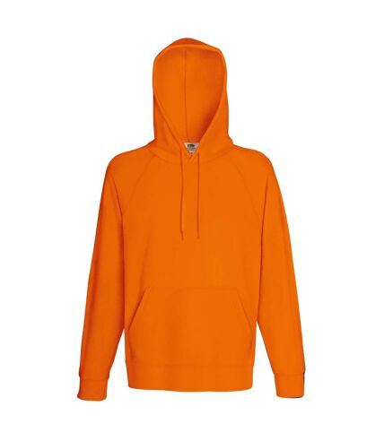 Fruit Of The Loom Mens Lightweight Hooded Sweatshirt / Hoodie (240 GSM) (Orange)