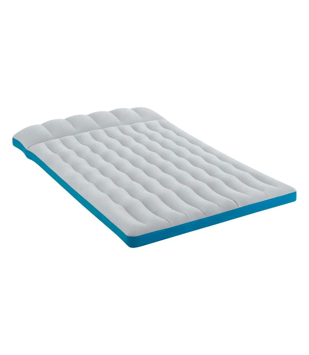 Matelas Gonflable 2 Places Camping 193cm Bleu-1