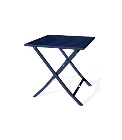 Table de Jardin Pliante Marius 70cm Bleu Marine