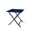 Table de Jardin Pliante Marius 70cm Bleu Marine-1
