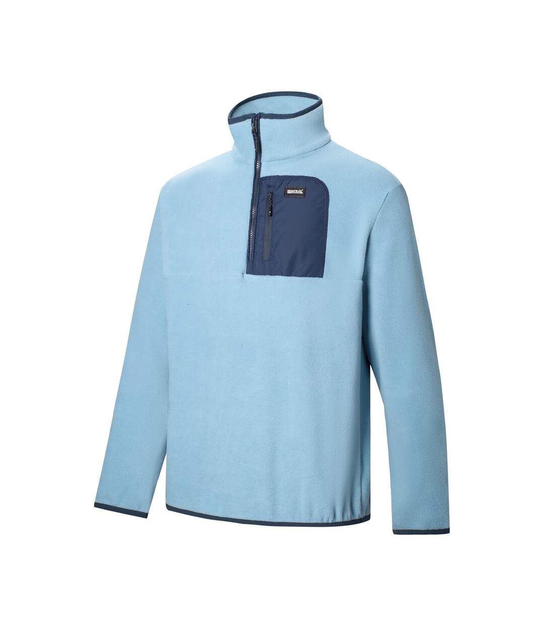Mens Frankie Half Zip Fleece Top Dusky Blue Navy Regatta-4
