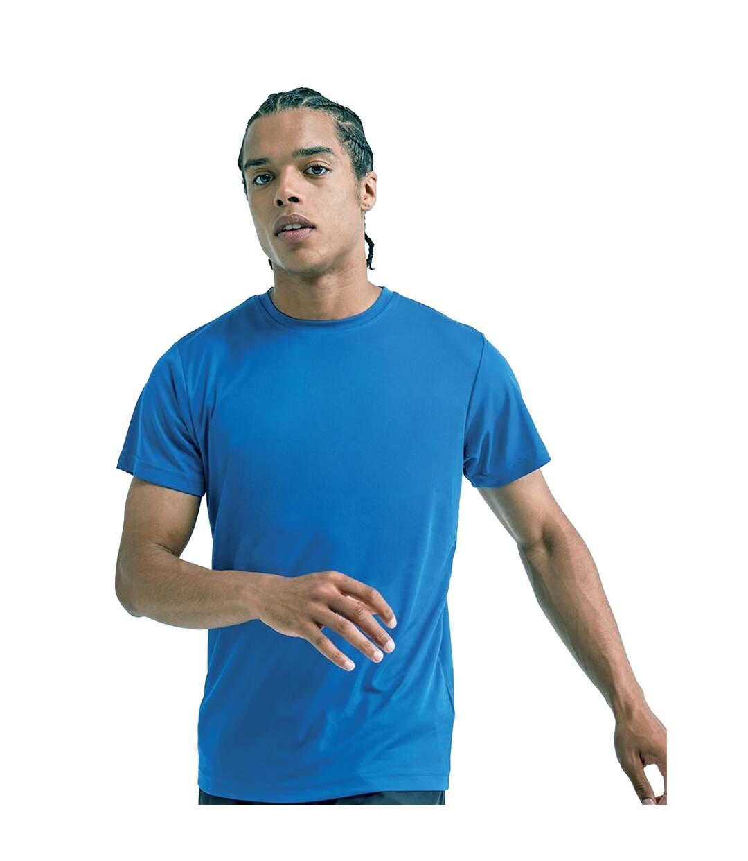 T-shirt performance homme bleu saphir TriDri