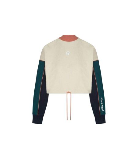 Sweat Femme Crème Red Run