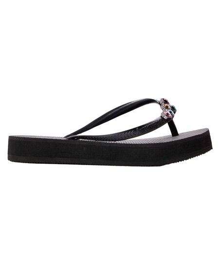Tongs Motif/style Embelli Femme Noir Havaianas