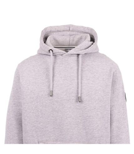 Mens raven hoodie grey marl Trespass