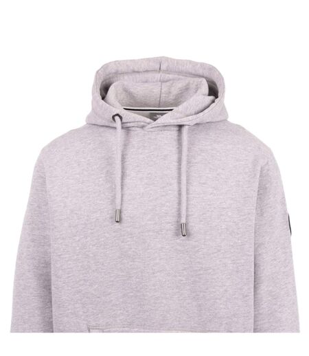 Mens raven hoodie grey marl Trespass