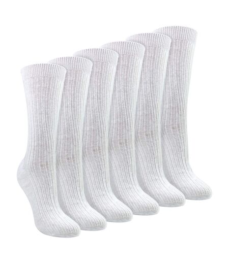 Sock Snob - Lot de 6 chaussettes douces 100 % coton pour femme