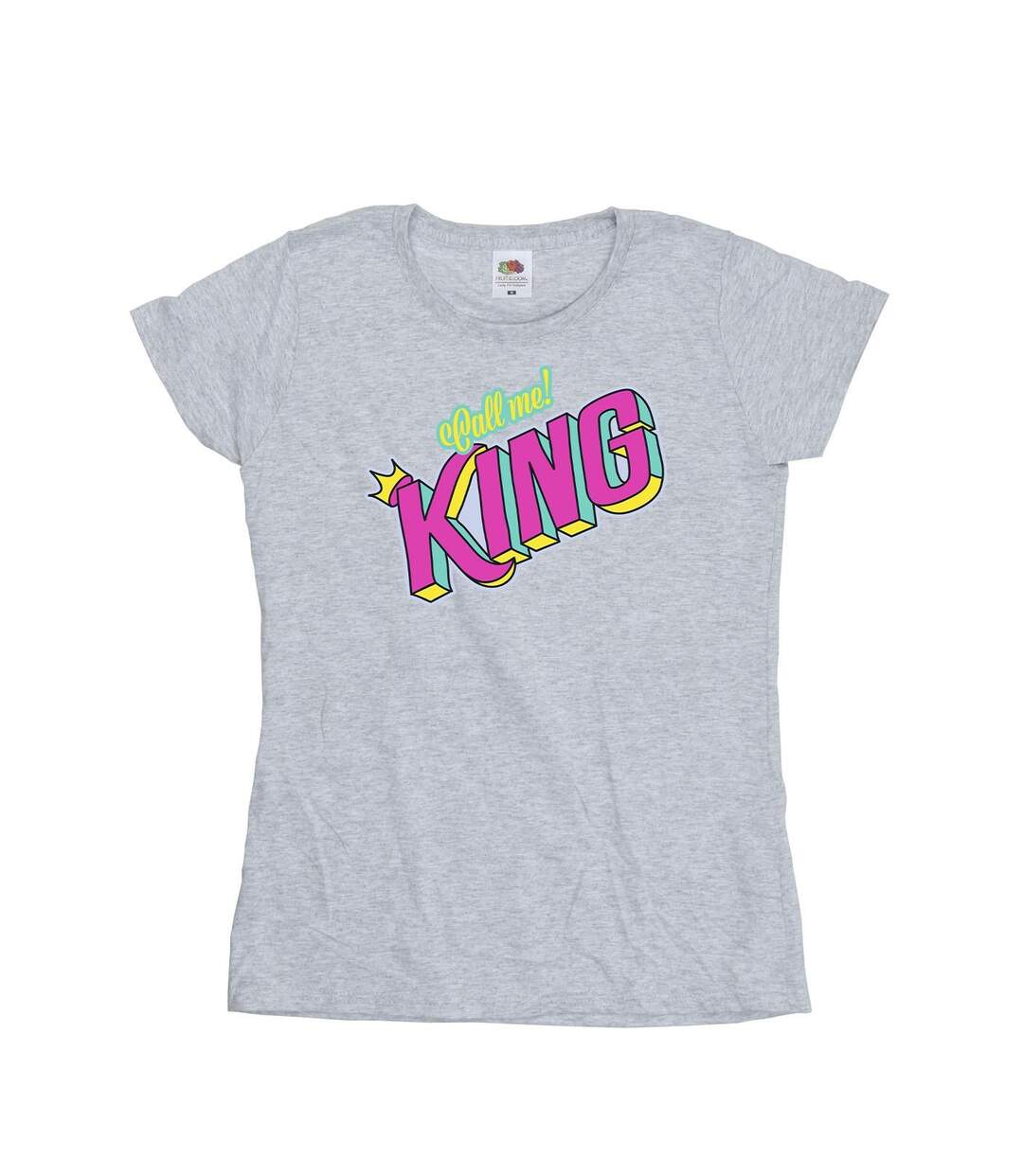 Disney T-shirt en coton classique Le Roi Lion Femme/Ladies (Gris sportif) - UTBI25306-1