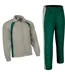 Ensemble veste pantalon survêtement - TOURNAMENT - Beige et vert-1