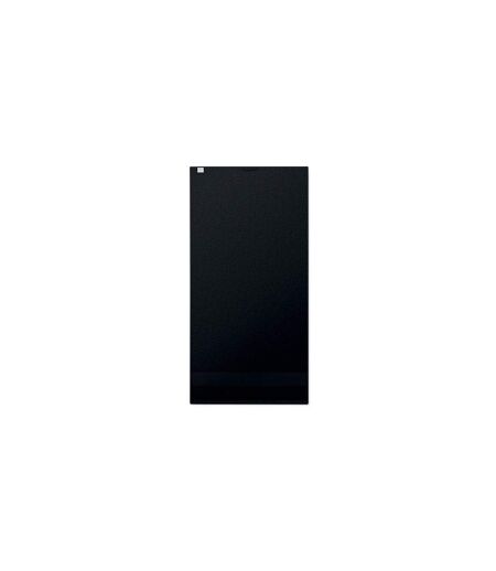 Terry organic cotton towel black MidOcean