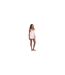 Womens/ladies Plain Nightie Barely Pink Skims-1