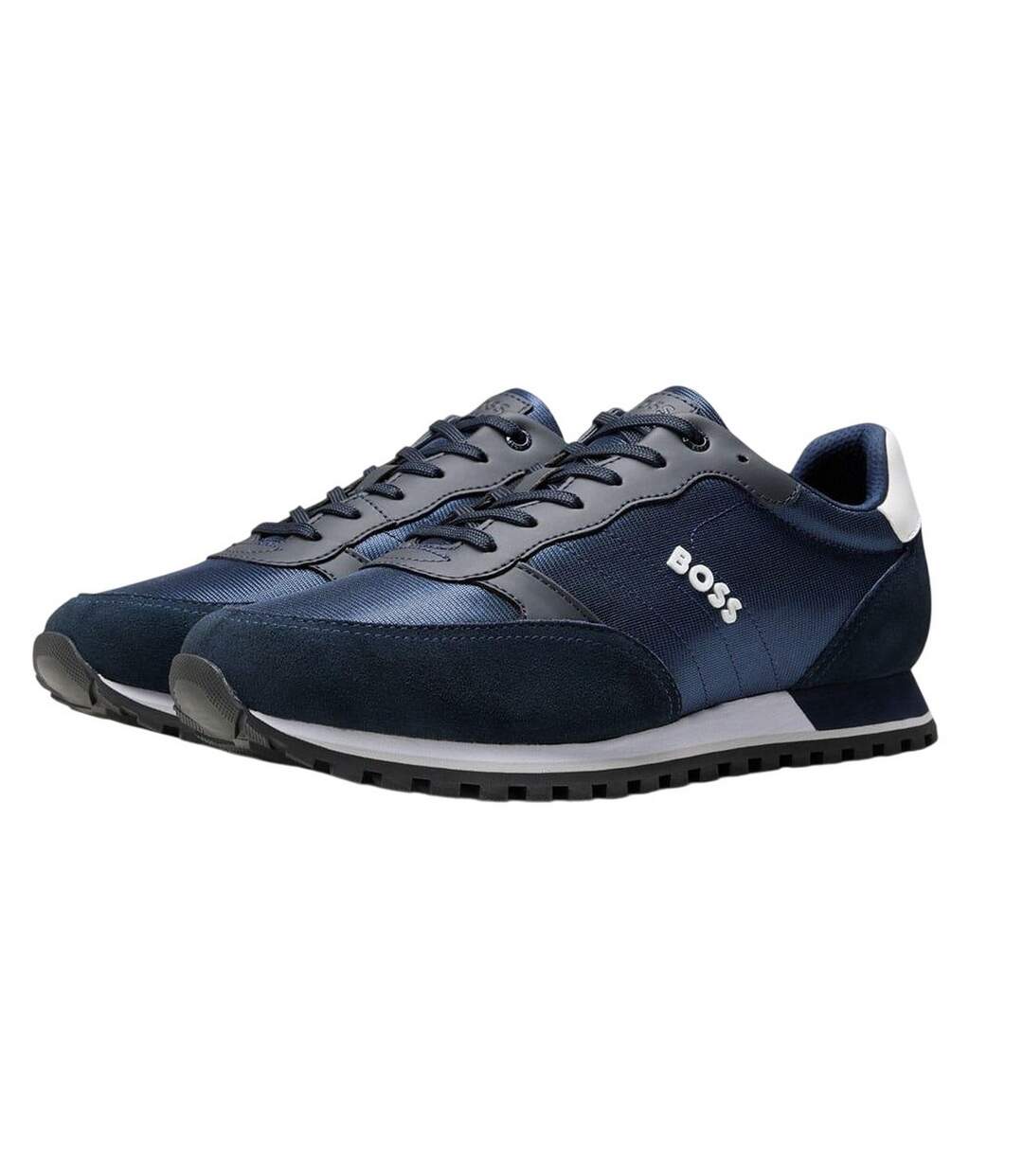 Womens/ladies Parkour Running Shoes Blue Hugo Boss-4