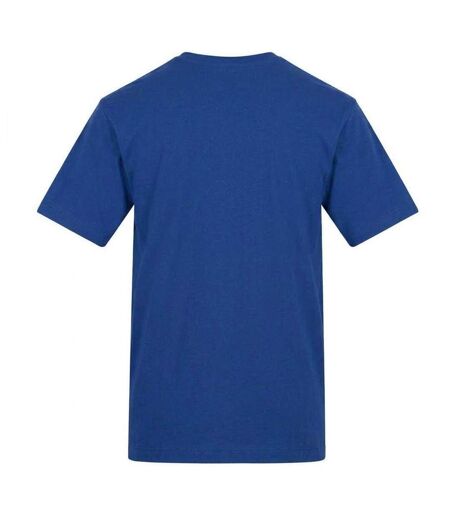 T-shirt Motif/style Imprimé Cycle Sleep Repeat Homme Bleu Plain Lazy