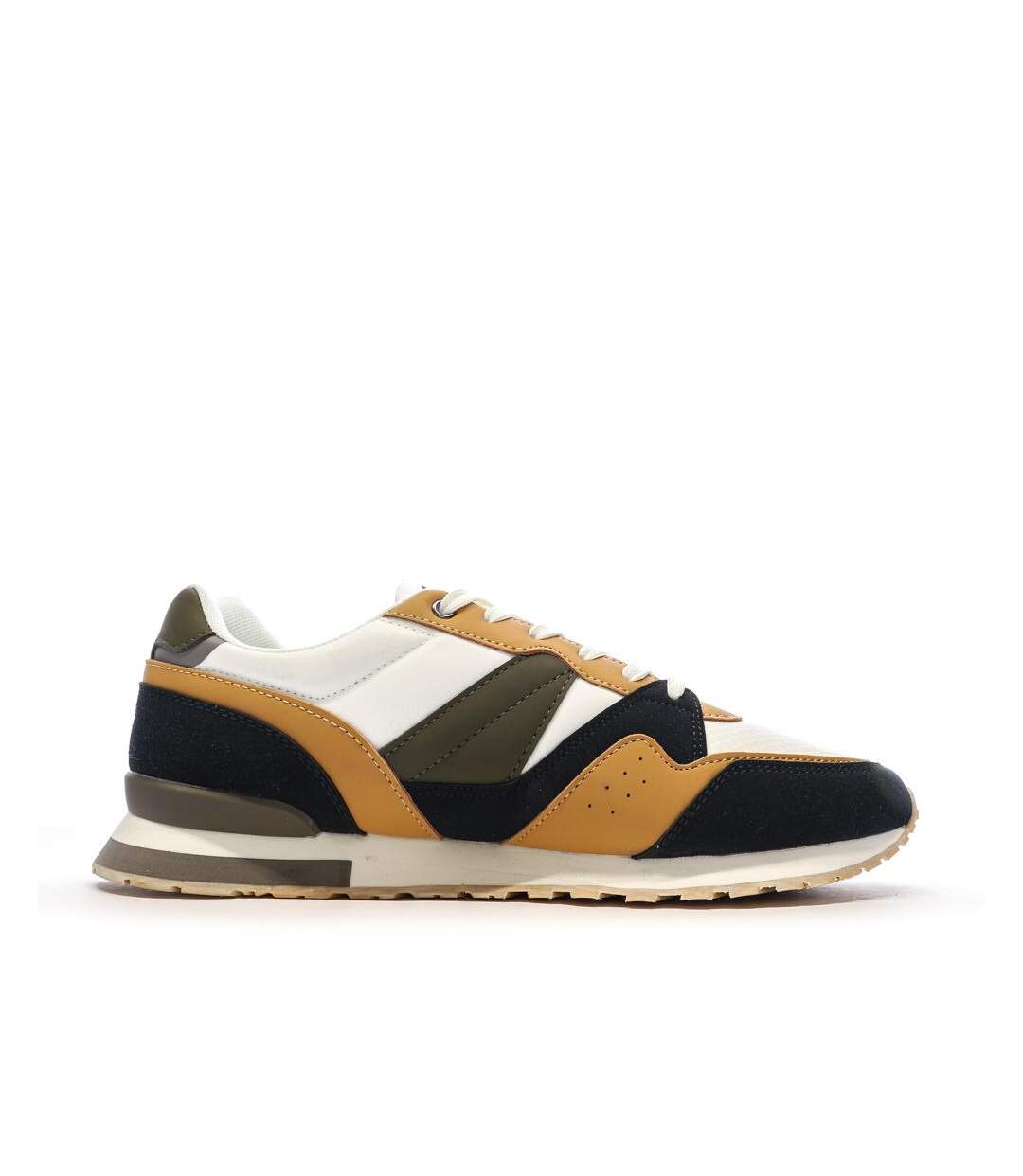 Baskets noires/blanches/camel homme umbro 973590-2
