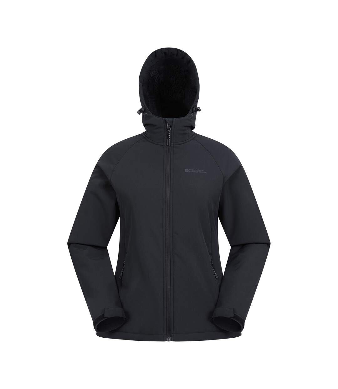 Veste softshell arctic femme noir vif Mountain Warehouse-1