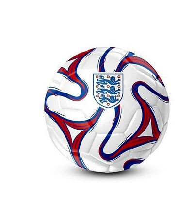 England FA Crest Soccer Ball (White/Red/Blue) (5) - UTRD2845