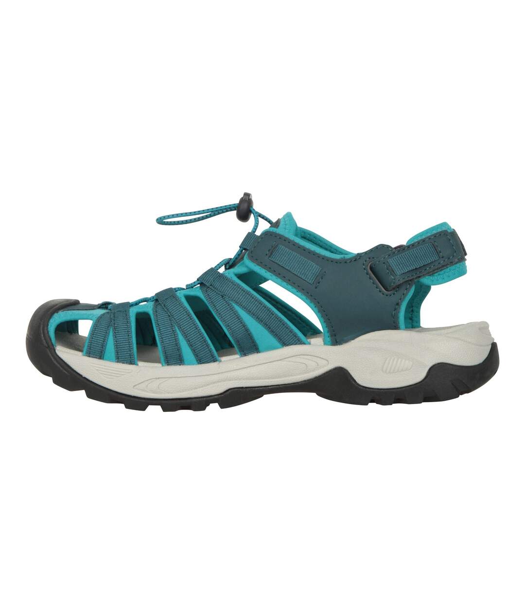 Womens/ladies seaside drainage sandals teal Mountain Warehouse-3