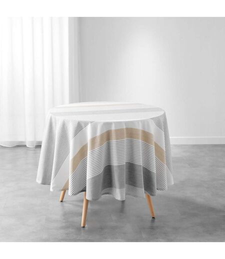 Nappe de Table Ronde Iliade 180cm Gris