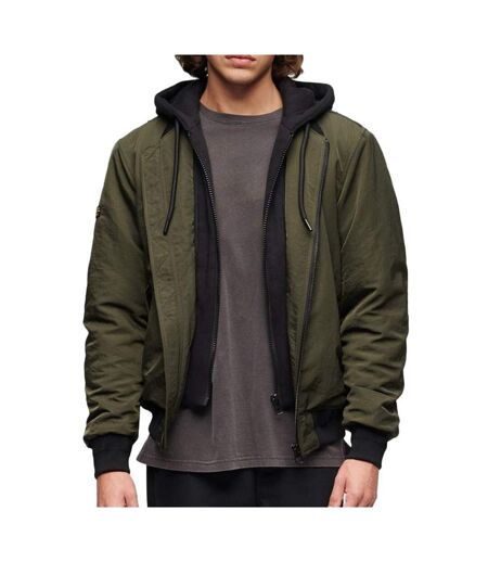 Veste Kaki Homme Superdry Hooded - 3XL