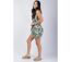 Combishort femme sans manches  JENNY kaki Coton Du Monde-2
