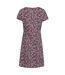 Mountain Warehouse Womens/Ladies Essentials Lora Seashells Skater Dress (Burgundy) - UTMW3077