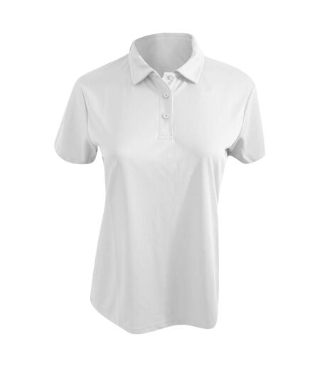 Polo femme blanc arctique AWDis