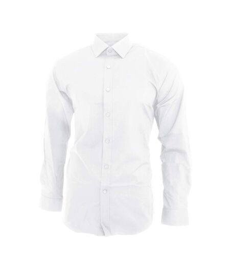 Chemise cintrée hommes blanc Brook