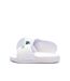 Claquettes blanc femme lacoste serve slide 1.0-1