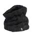 Ladies Cable Knit Winter Fleece Lined Thermal Neck Warmer-1