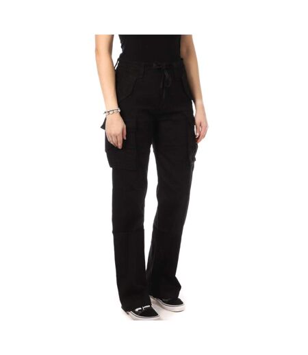 Pantalon Noir Femme Monday Premium Cargo - M