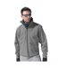 Result Mens Softshell Premium 3 Layer Performance Jacket (Gray)