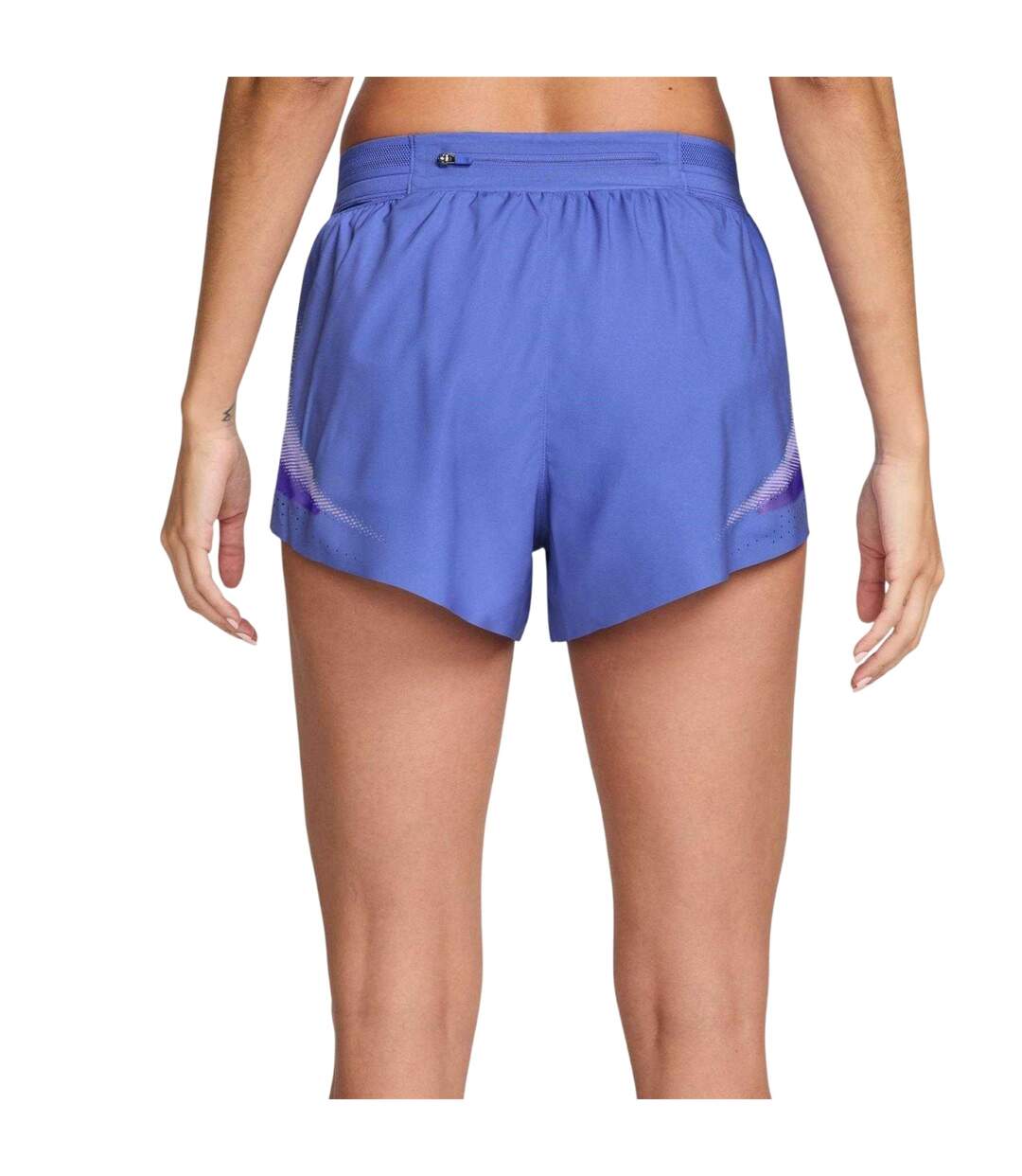 Short De Course Aeroswift Femme Bleu Saphir Rouge Vif Nike-2