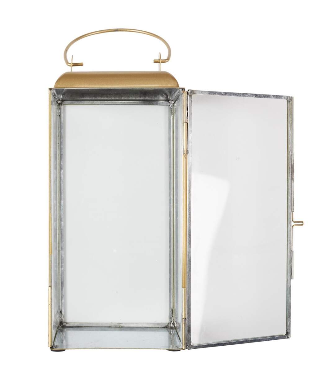 Lanterne Déco en Métal Girotto 30cm Or-2