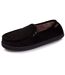 Isotoner Chaussons Mocassins homme dessus velours et semelle grand confort-1
