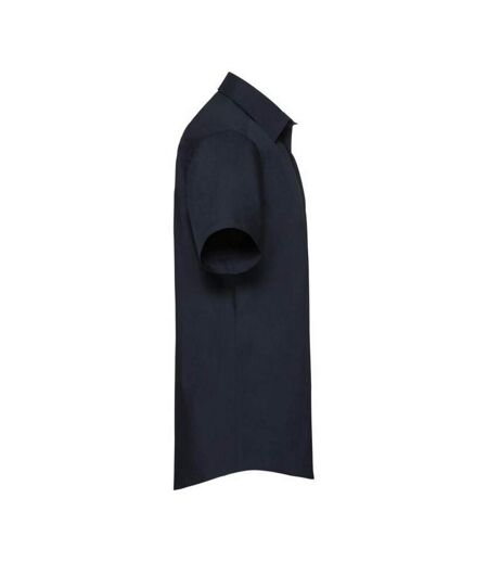 Chemise À Manches Courtes  Collection Pour Homme Bleu Marine Russell