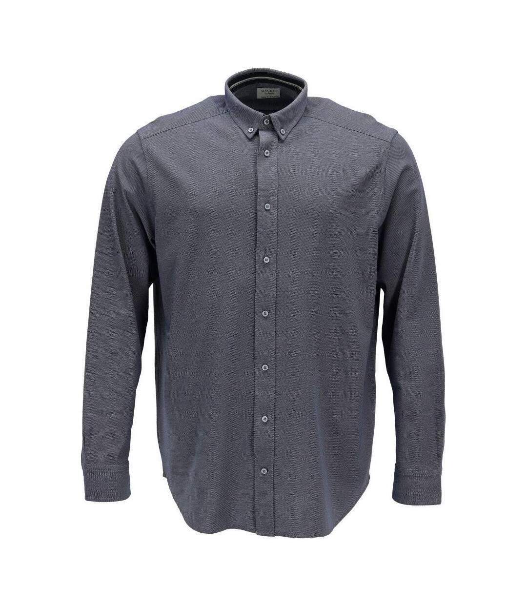 Mens Frontline Classic Shirt Blue Mascot-1
