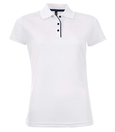 Polo sport performer - Femme - 01179 - blanc