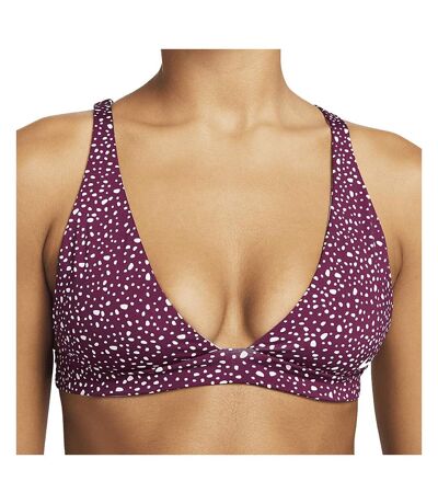 Haut de maillot de bain Violet Femme Nike Reversible Bralette - L