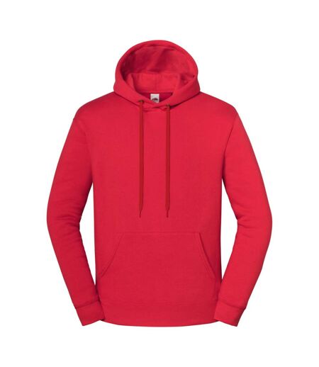Sweat À Capuche Iconic Premium Homme Rouge Fruit Of The Loom