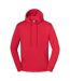 Sweat À Capuche Iconic Premium Homme Rouge Fruit Of The Loom-1