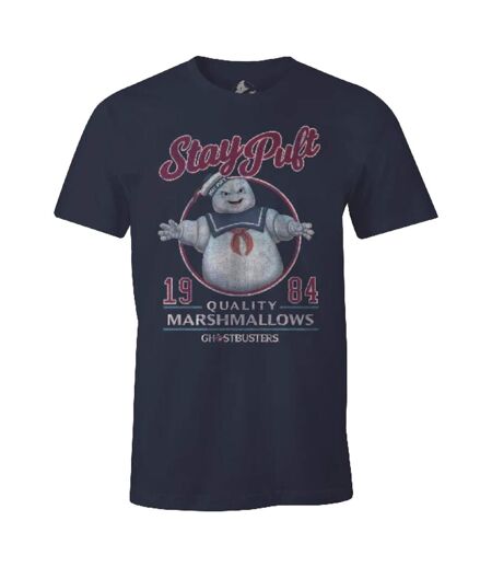 T-shirt Motif/style Logo Homme Bleu Marine Ghostbusters