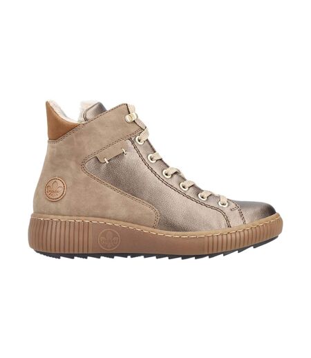 Basket Montante à Lacets et Zip Rieker Kasanga