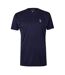 Mens Logo Regular T-shirt Navy Luke-2